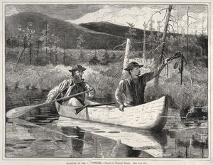 Trapping in the Adirondacks, 1870