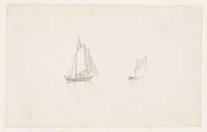 Two-masted Schooner by Winslow Homer