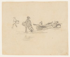 Two Fishermen, England by Winslow Homer