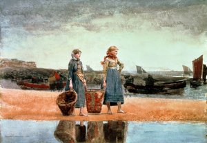 Two Girls on the Beach, Tynemouth