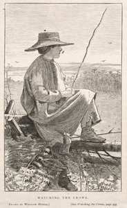 Watching the Crows by Winslow Homer