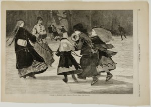 Winter - A Skating Scene by Winslow Homer