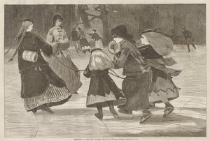 Winter - A Skating Scene by Winslow Homer