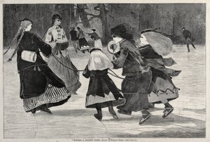 Winter - A Skating Scene, 1868 by Winslow Homer