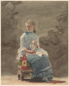 Woman Sewing