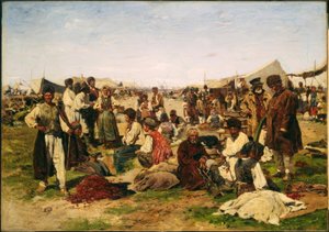 Fair in Poltava by Wladimir Jegorowitsch Makowski