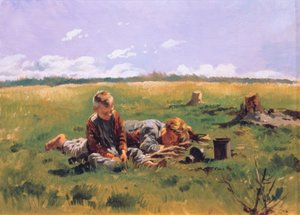 Boys on a Meadow