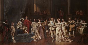The Ball at the Court of Louis XIII of France by Wladyslaw Bakalowicz