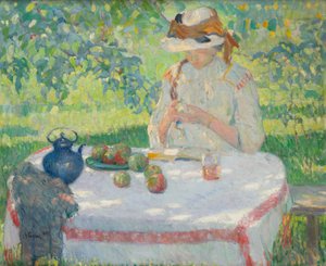 In the Garden by Wlodzimierz Blocki