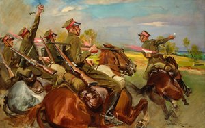 Polish Cavalry Charging