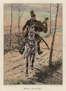 Polish Hussar (colour litho)