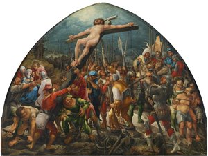 The Elevation of the Cross by Wolf Huber