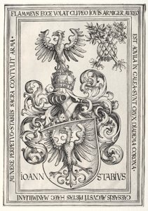 Coat of Arms of Johann Stabius by Wolf Traut