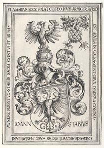 Coat of Arms of Johann Stabius by Wolf Traut