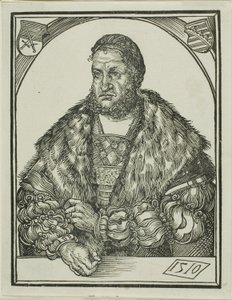 Elector Frederick III of Saxony, from Speculum intellectuale felicitatis humane by Wolf Traut