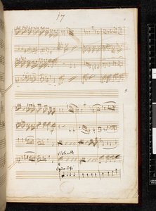 Adagio and Fugue in C minor, K. 546, Add. 28996, f.11r