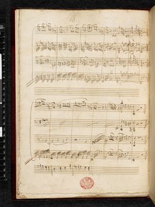 Adagio and Fugue in C minor, K. 546, Add. 28996, f.11v