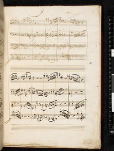 Adagio and Fugue in C minor, K. 546, Add. 28996, f.7r