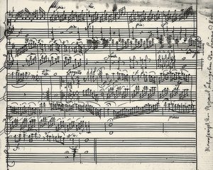 Music Autograph by Wolfgang Amadeus Mozart