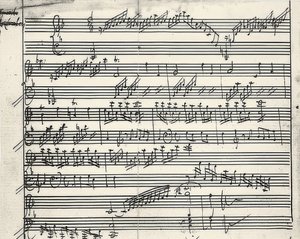 Music Autograph by Wolfgang Amadeus Mozart