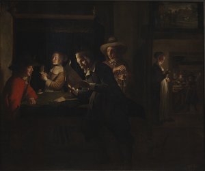 Evening Interior by Wolfgang Heimbach