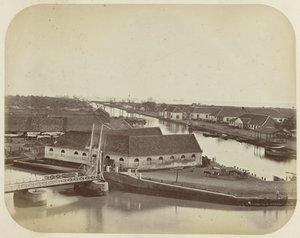 Harbor Canal and the Boom in Batavia