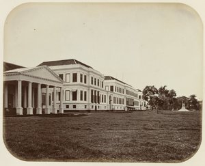 Palace of Daendels on the Waterlooplein in Batavia