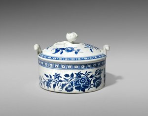 Butter Tub by Worcester Porcelain Manufactory