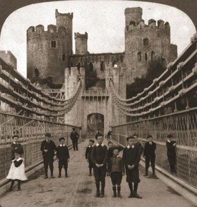 Conway, Wales, Medieval Castle and Bridge