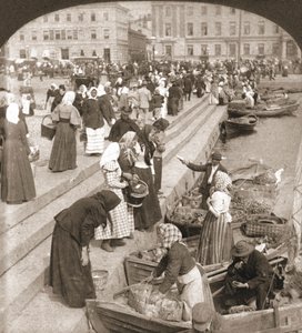 Market Boats, Helsingfors, Finland