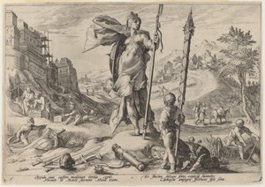 The Age of Bronze by Workshop of Hendrick Goltzius, after Hendrick Goltzius