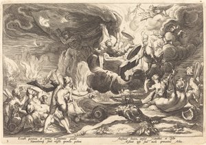 The Fall of Phaeton by Workshop of Hendrick Goltzius, after Hendrick Goltzius