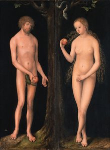 Adam and Eve by workshop of Lucas Cranach the Elder
