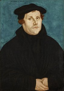 Martin Luther, bust-length, facing right