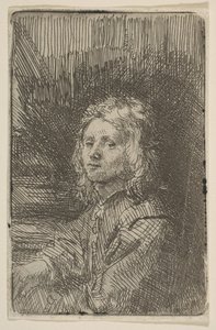 Young Man, Half-Length, 1620-69 by Workshop of Rembrandt