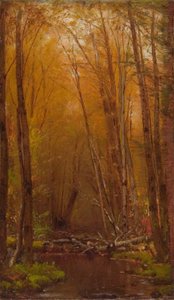 The Birches of the Catskills by Worthington Whittredge