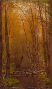 The Birches of the Catskills by Worthington Whittredge
