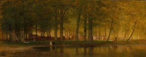 The Camp Meeting by Worthington Whittredge