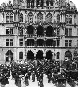 An Outdoor Concert at the Town Hall, Munich, Germany