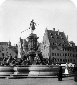 The Neptune Fountain, Nuremberg, Germany