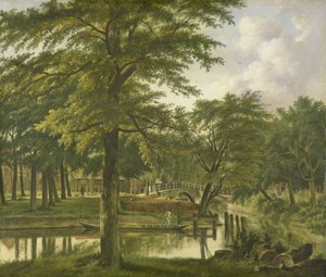 View of the Nieuwe Gracht near the Bolwerk, Haarlem