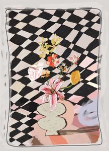 Checkerboard Floral Arrangement