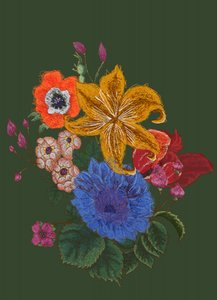 Vibrant Floral Bouquet by XHOZUCAN