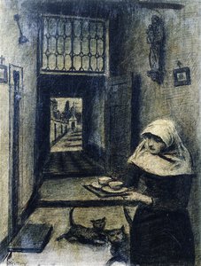 Nun with Two Cats