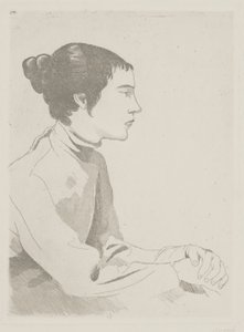 Portrait of a Woman by Xavier Nogues