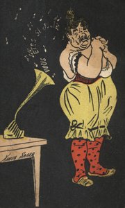 Woman with Gramophone