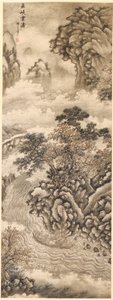 Clouds and Waves at the Wu Gorge by Xie Shichen