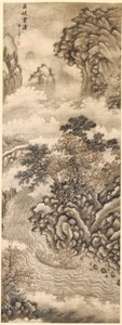 Clouds and Waves at the Wu Gorge by Xie Shichen