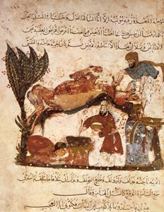 Preparing a Feast, from Al Maqamat by Al Hariri, c.1240
