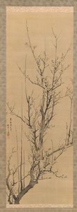 Plum Blossoms by Yamamoto Baiitsu